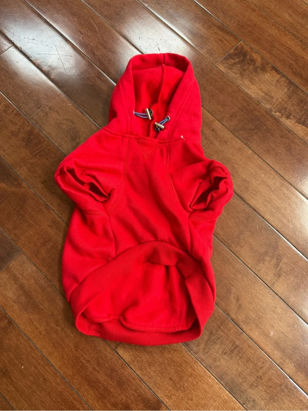 Reddy Red “LOVE” Dog Hoodie Sweatshirt, size Medium